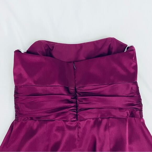 David’s Bridal Strapless Dress Size 14 - Picture 6 of 10